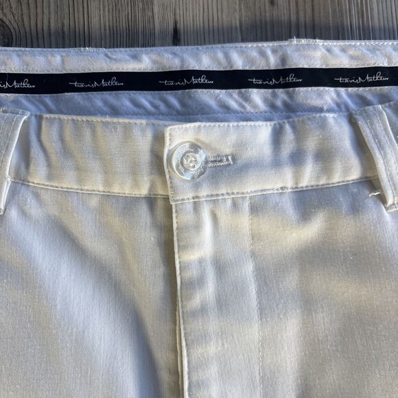 Travis Mathew Mens Golf Shorts Casual Stretch White Size 36 - Picture 2 of 10